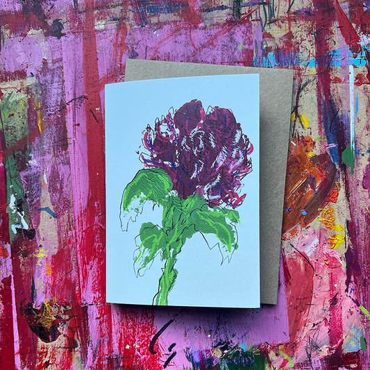 A6 Birth Flower Greeting Card – November, Chrysanthemum